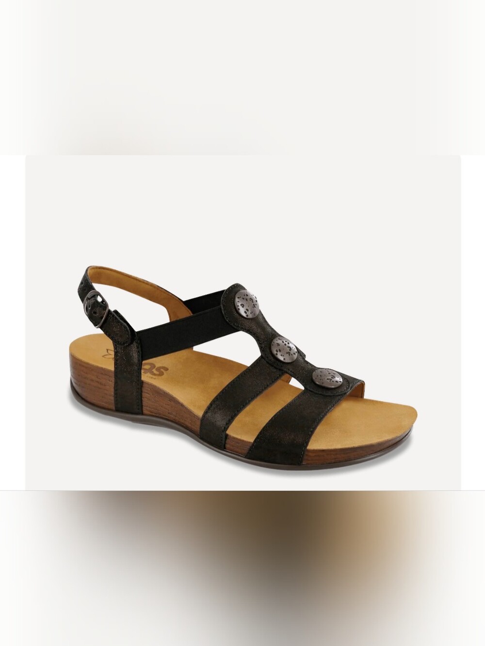 SAS Clover T-Strap Sandal is a premium comfort dress sandal Size 11